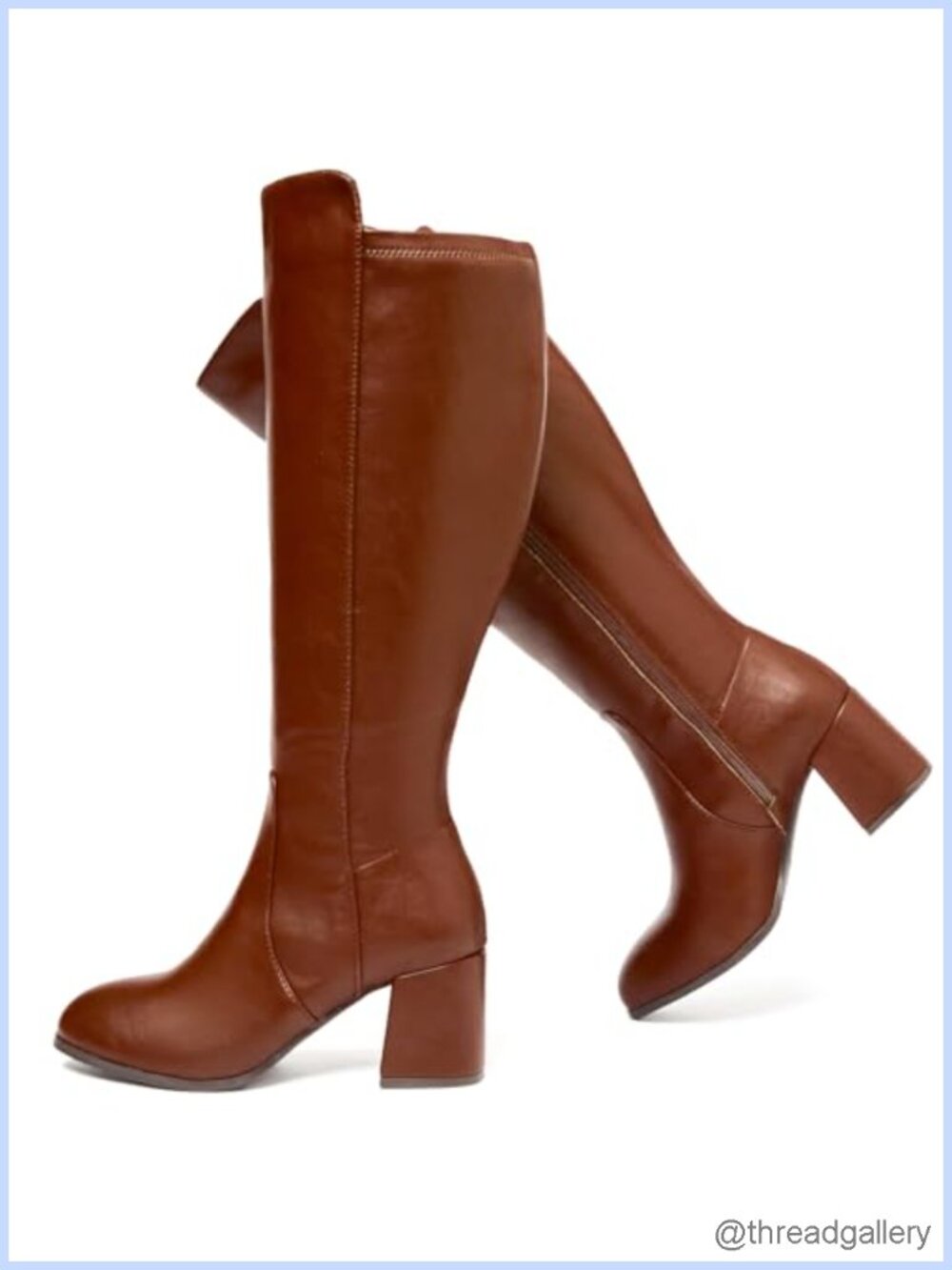 Extra Wide Calf Knee High Boots Faux Leather Equestrian Riding Boot